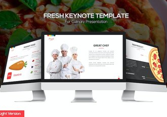 新鲜简洁设计风格美学应用Keynote模板 - 顶尖PPT