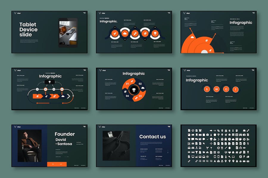 企业商业计划项目演示Keynote模板 - 顶尖PPT