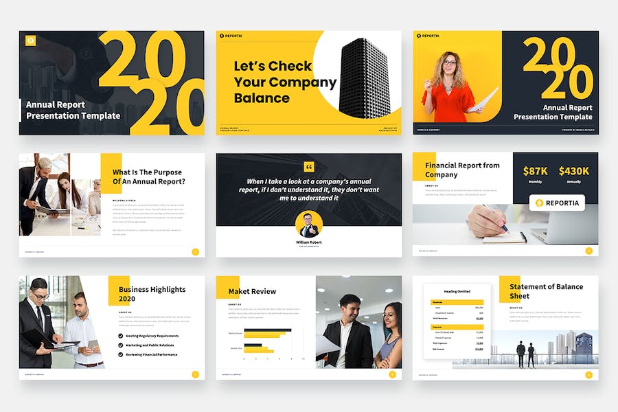 企业经营总结年度报告主旨展示Keynote模板 - 顶尖PPT