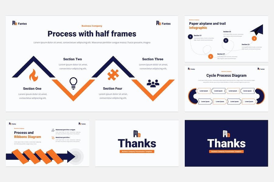 商务公司讲述展示企业推广Keynote模板 - 顶尖PPT