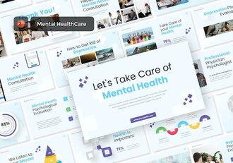 心理健康知识宣传教育方案PPT模板 - 顶尖PPT