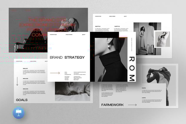 品牌战略主题keynote模板 - 顶尖PPT