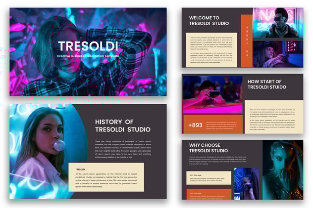 创意品牌推广宣传展示PPT模板 - 顶尖PPT