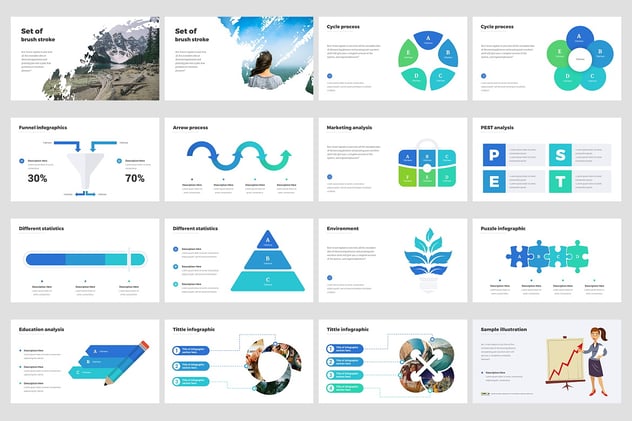 公司商业峰会动画提案PPT模板 - 顶尖PPT