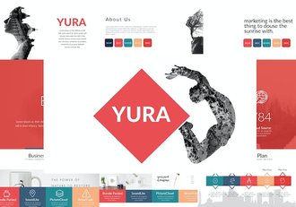 创意设计作品展示推广商业融资PPT模板 - 顶尖PPT