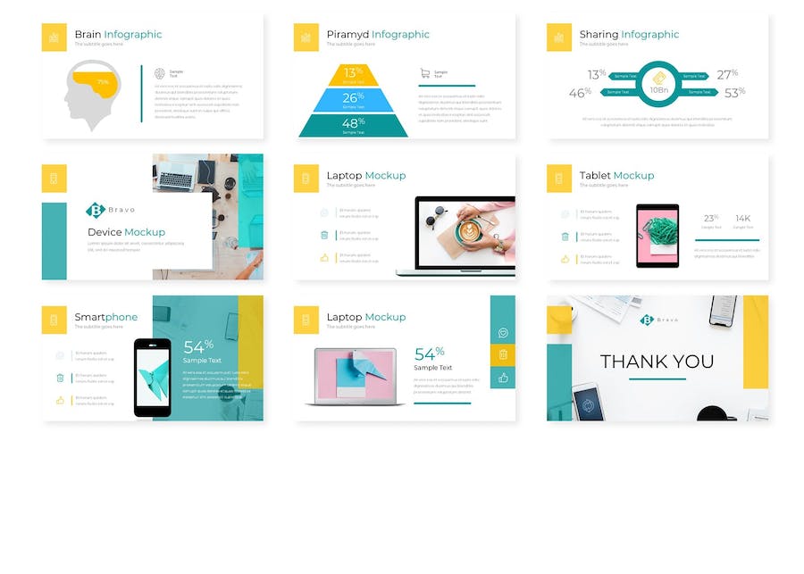 彩色创意设计视觉展示PPT模板 - 顶尖PPT