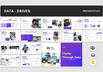 商业数据洞察商业决策优化运营提升绩效PPT模板 - 顶尖PPT