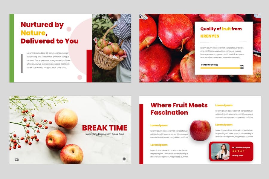 水果农业种植推广宣传PPT模板 - 顶尖PPT