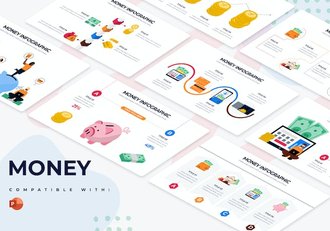 商业金融理财投资信息图表PPT模板 - 顶尖PPT