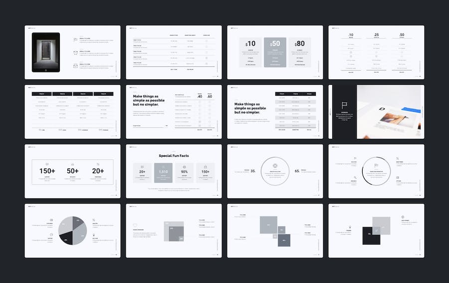 简约企业介绍业务合作商务keynote模板 - 顶尖PPT