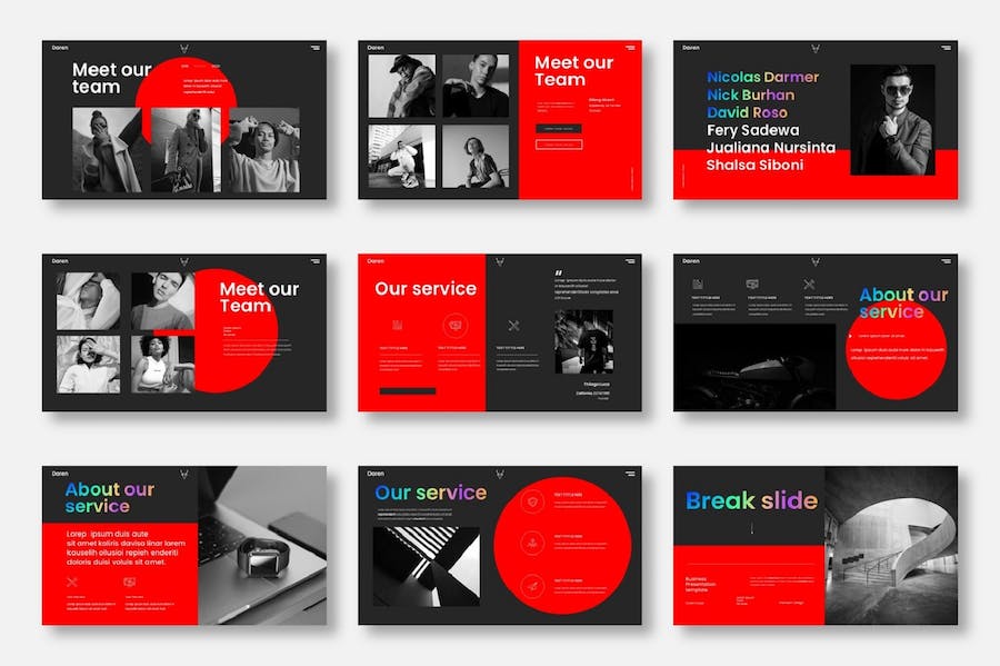 欧美商务风格PPT模板 - 顶尖PPT