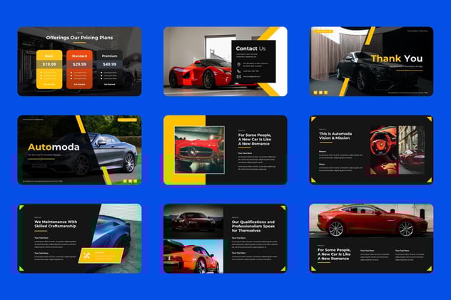 汽车服务维修保养keynote模板 - 顶尖PPT