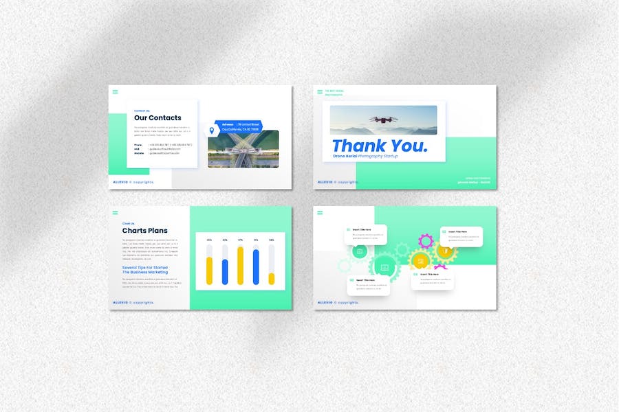 无人机航拍摄影技术应用PPT模板 - 顶尖PPT