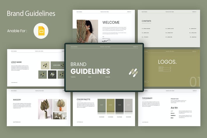 企业品牌视觉识别系统设计指南PPT模板 - 顶尖PPT