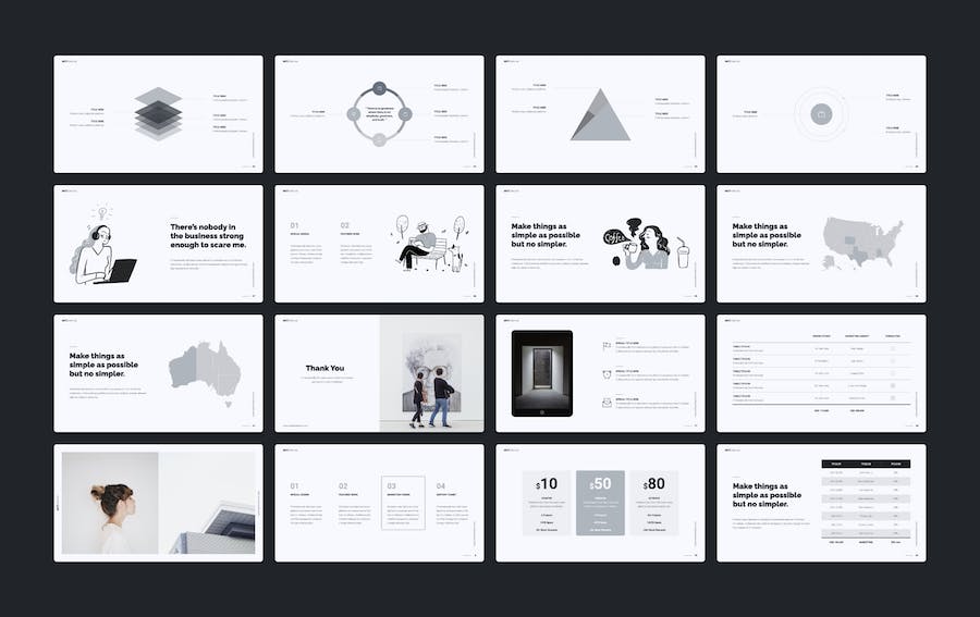 简约企业介绍业务合作商务keynote模板 - 顶尖PPT