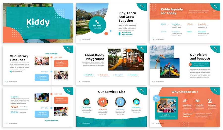 儿童教育教学keynote模板 - 顶尖PPT