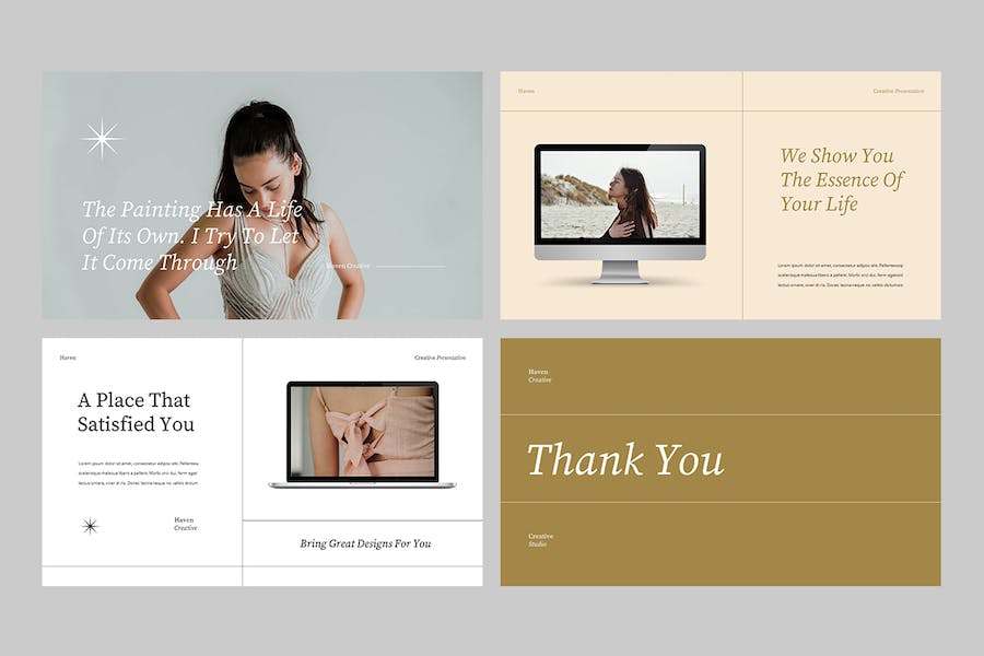 橙色摄影工作室品牌宣传作品集PPT模板 - 顶尖PPT