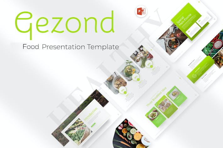 创意餐厅餐饮美食介绍宣传食品安全通用PPT模板 - 顶尖PPT