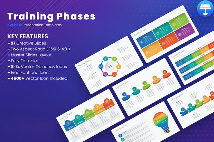 培训课程阶段设计方案Keynote模板 - 顶尖PPT