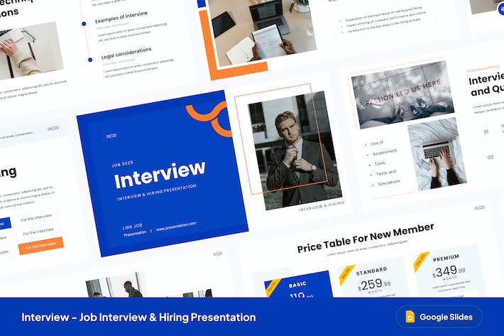 求职面试招聘行业技巧分享Keynote模板 - 顶尖PPT