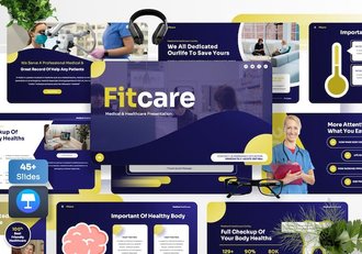 医疗保健健康服务讲述方案Keynote模板 - 顶尖PPT