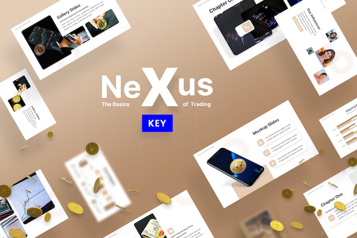 虚拟货币交易keynote模板 - 顶尖PPT