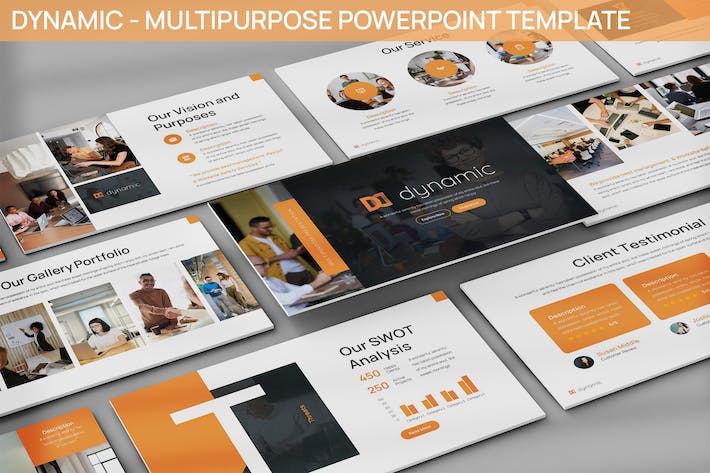 橙色商业计划年计划总结商务合作商务通用PPT模板 - 顶尖PPT