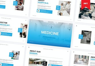 医疗医学健康知识普及诊疗PPT模板 - 顶尖PPT