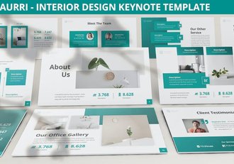 室内设计keynote模板 - 顶尖PPT