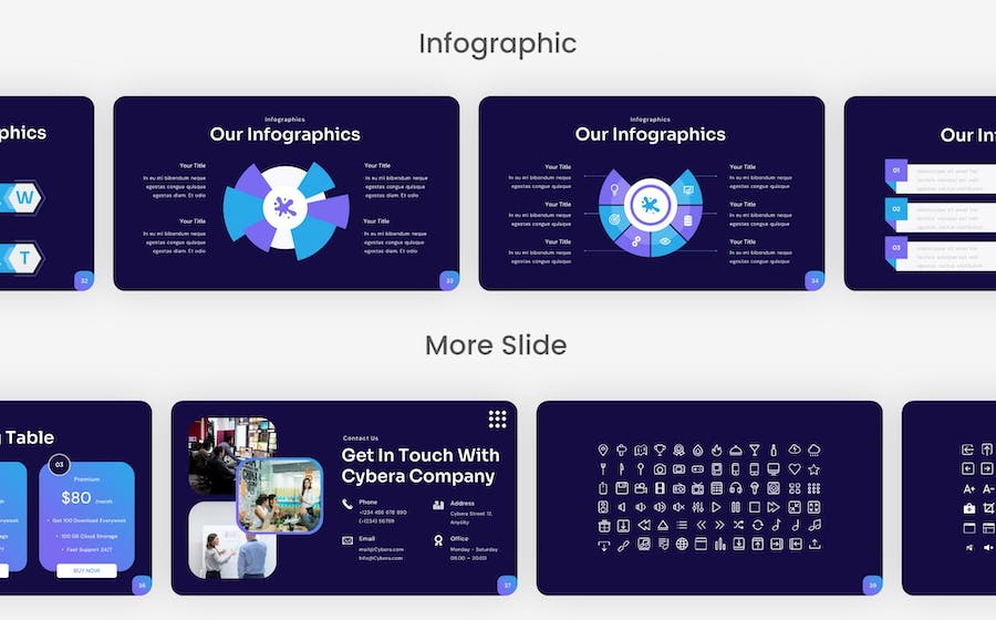 IT网络安全科技品牌Keynote模板 - 顶尖PPT
