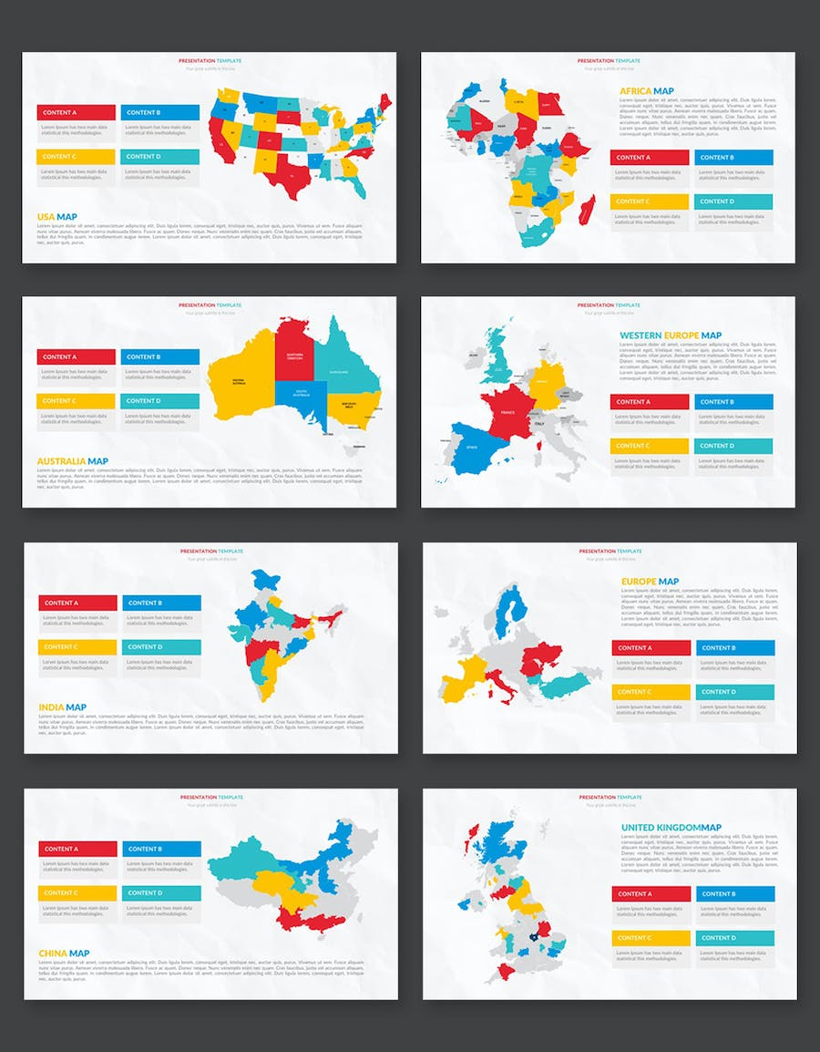 商业概念场景人物插画数据图形keynote模板 - 顶尖PPT