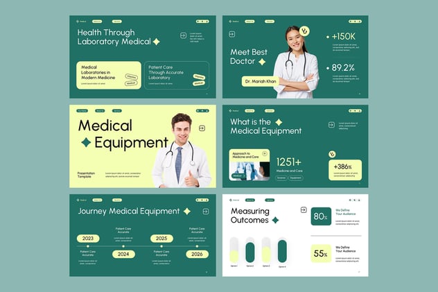 医疗设备产品方案介绍PPT模板 - 顶尖PPT