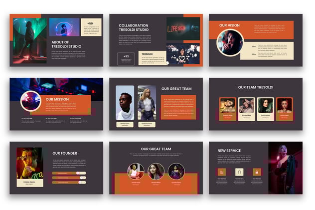 创意品牌推广宣传展示PPT模板 - 顶尖PPT