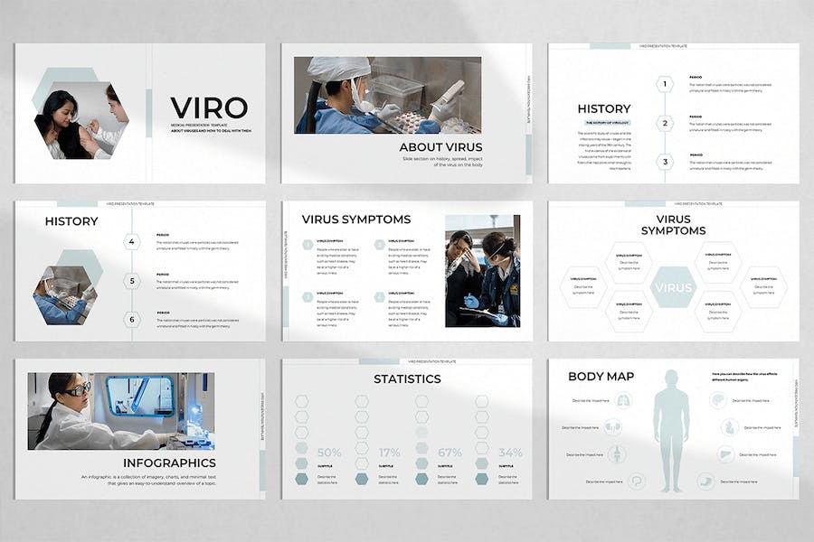 医学实验室研究分析PPT模板 - 顶尖PPT
