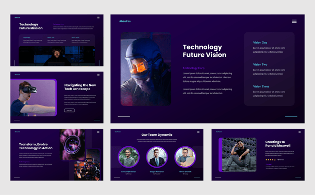 AI科技峰会技术研发汇报未来趋势分析PPT模板 - 顶尖PPT