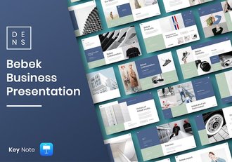 商务企业服务介绍推广Keynote模板 - 顶尖PPT