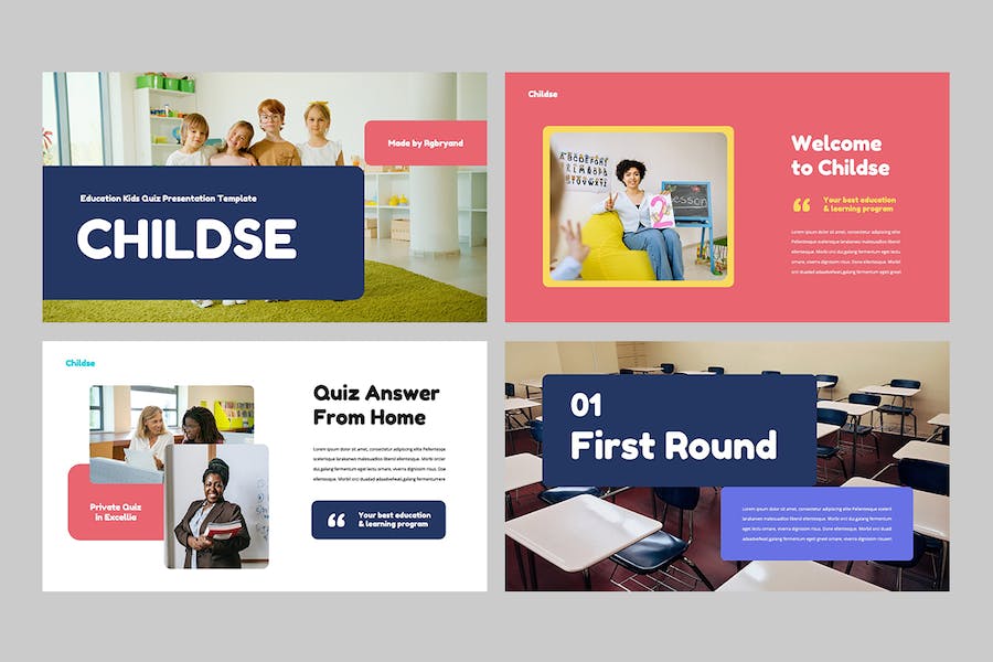 儿童教育培训机构学校keynote模板 - 顶尖PPT