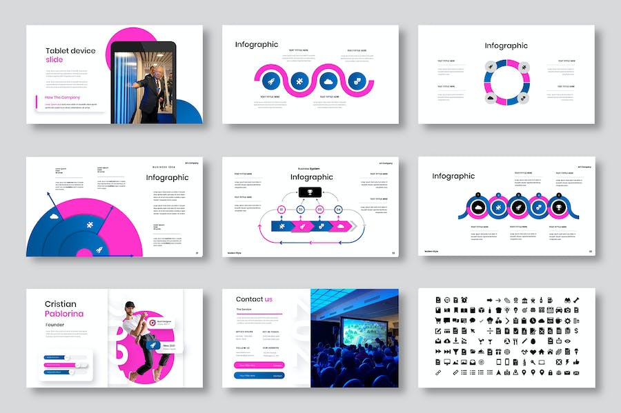 欧美商务风格年终计划总结keynote模板 - 顶尖PPT