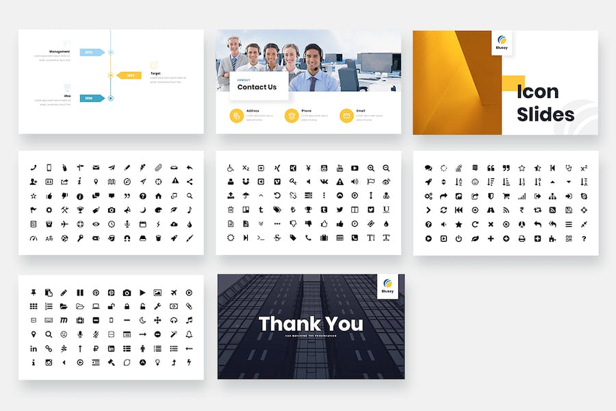 企业年度业务计划Keynote模板 - 顶尖PPT
