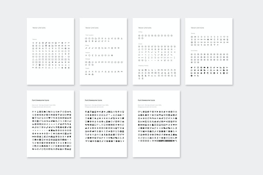 竖版排版商务演讲方案PPT模板 - 顶尖PPT