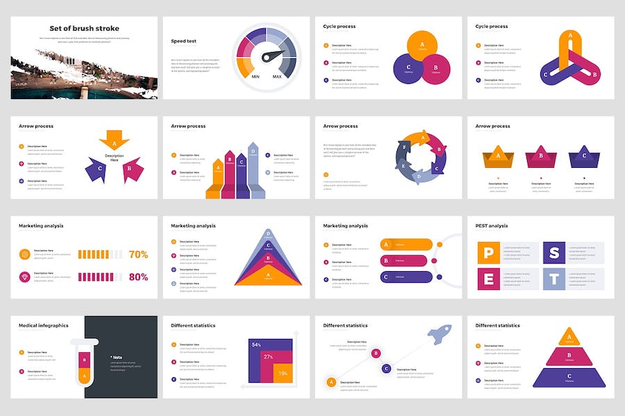 创意大气企业解决方案商业计划多用途PPT模板 - 顶尖PPT