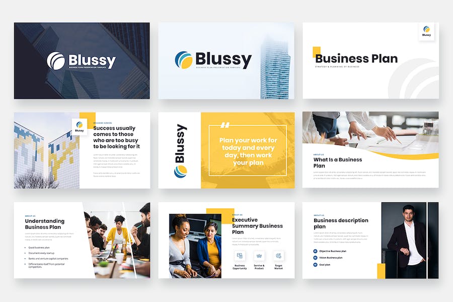 企业年度业务计划Keynote模板 - 顶尖PPT
