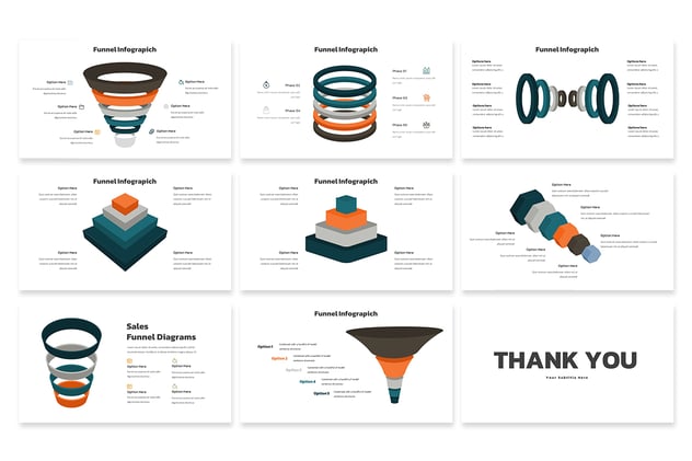 创意漏斗信息图形PPT模板 - 顶尖PPT