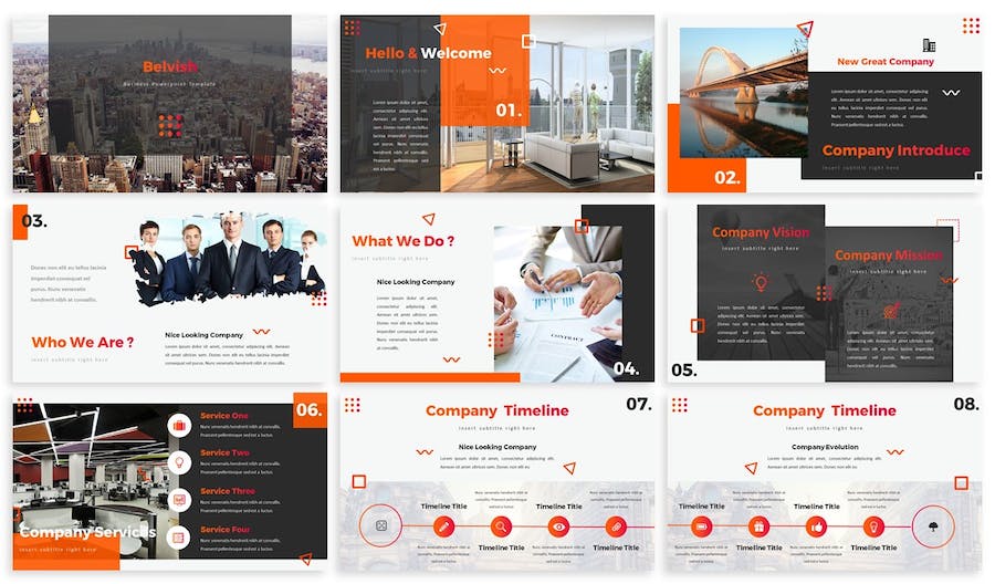 抽象摄影艺术作品展示展览Keynote模板 - 顶尖PPT