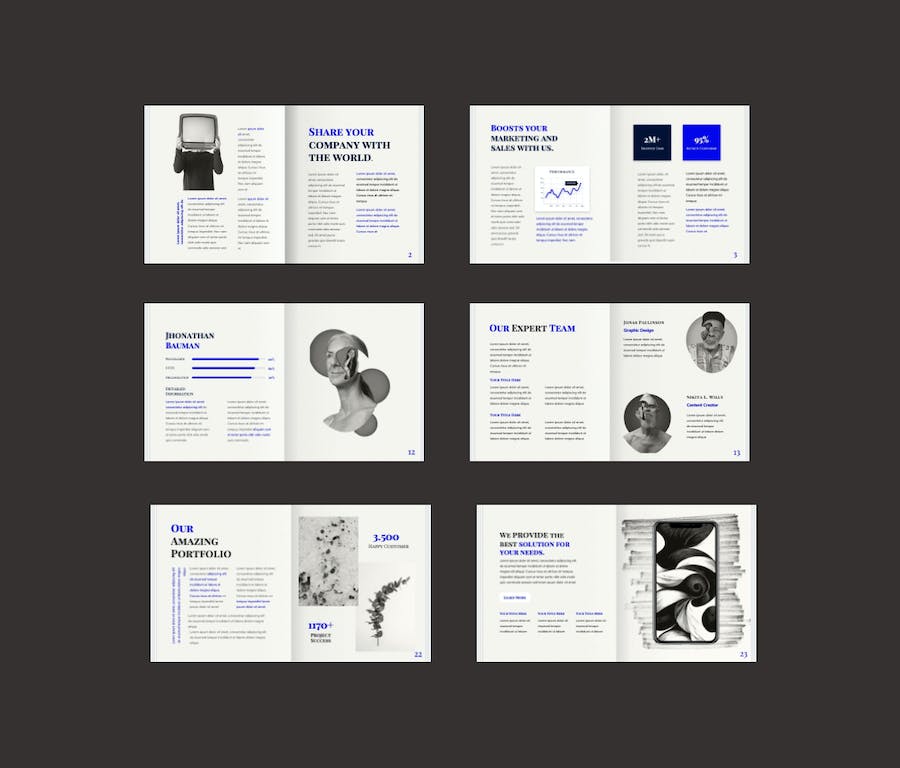 商业机构虹膜主题PPT模板 - 顶尖PPT