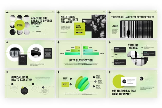 企业业务组合与发展规划介绍PPT模板 - 顶尖PPT