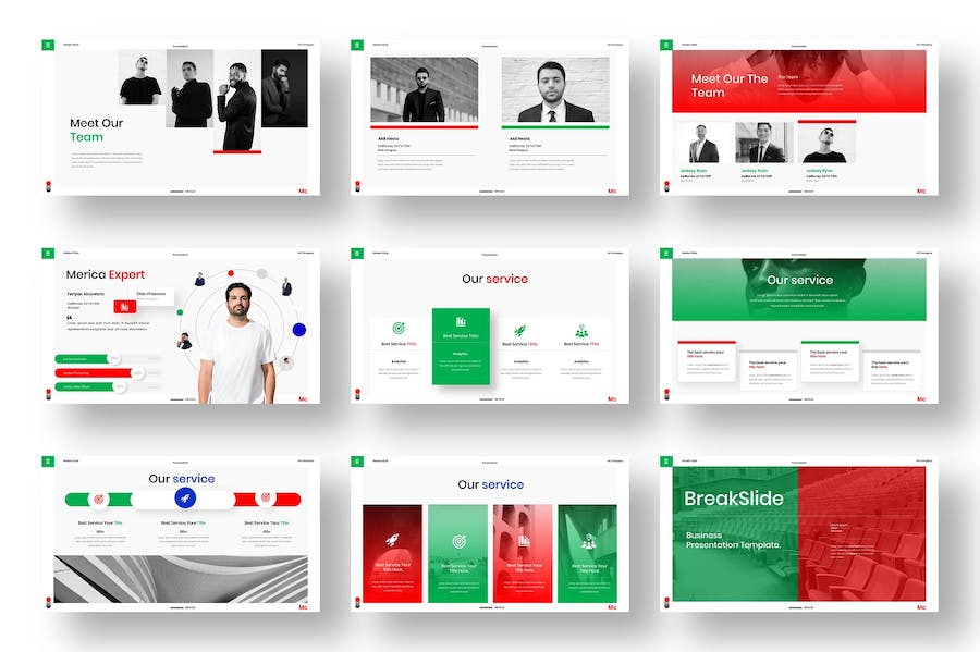 国外商务通用PPT模板 - 顶尖PPT