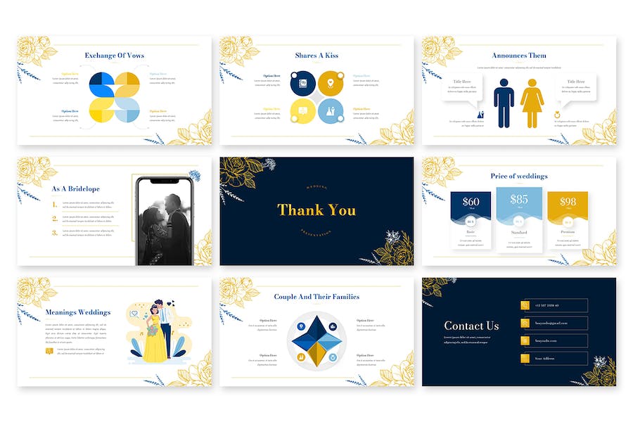 婚礼活动策划婚礼邀请PPT模板 - 顶尖PPT