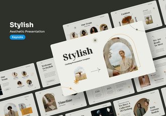 时尚服装品牌推介讲述Keynote模板 - 顶尖PPT