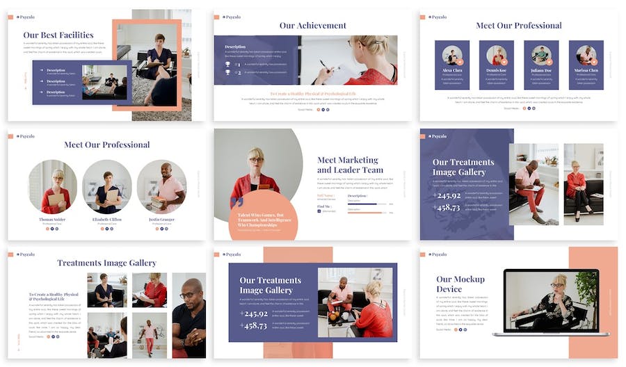 心理学心理治疗keynote模板 - 顶尖PPT